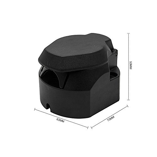 Maso Conversor de soquete de reboque 12 V 13 pinos Tomada de reboque adaptador de plugue elétrico ad