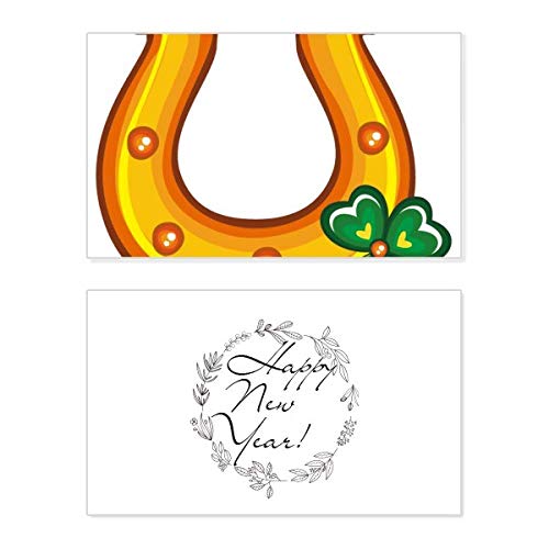 Tarjeta de felicitación conmemorativa Clover U de San Patricio
