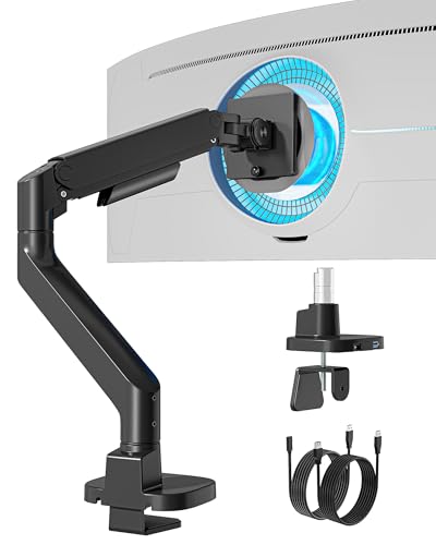 Ressort à gaz pour écrans ultra larges Pegzone pour optimiser votre bureau de télétravail