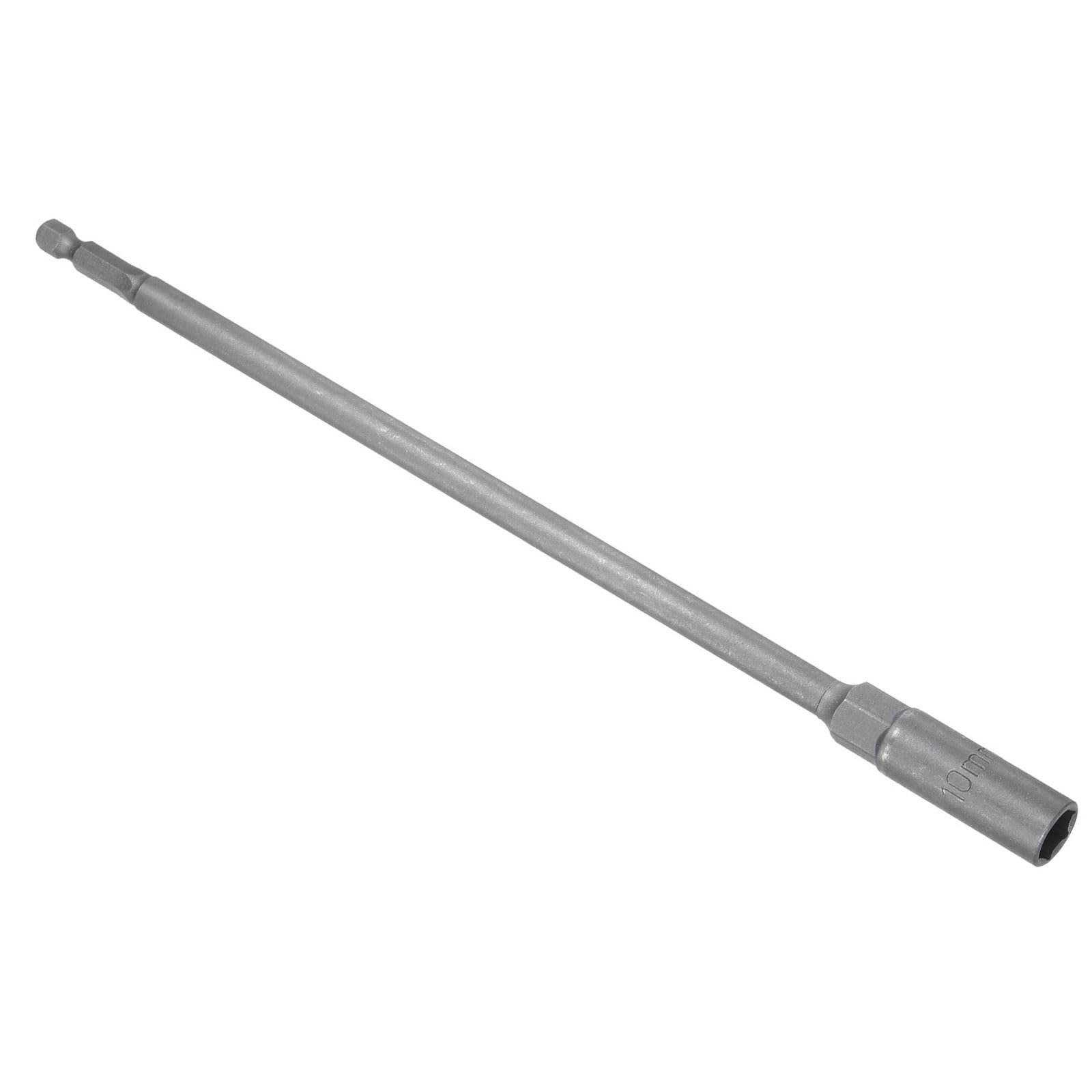 CoCud Quick-Change Nut Setter Driver Bit, 10mm Metric 250mm Length 1/4" Shank