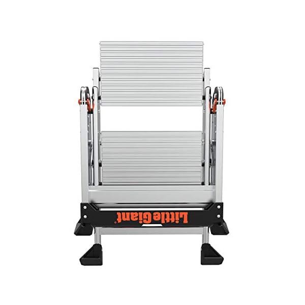 Little Giant Ladders 11902 Jumbo mit 2 Stufen, aluminiumfarben, 2 Step – Bild 5