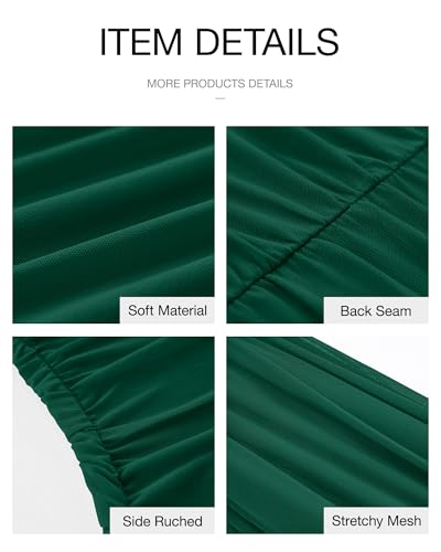 Image of BTFBM 2026 Summer Wedding Guest Dresses for Women One Shoulder Bodycon Ruched Mesh Formal Cocktail Spring Fall Maxi Dress