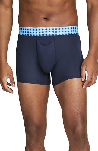 Image of Tommy John Men's Trunk 4 inch Underwear, Second Skin Boxers with Supportive Contour Pouch, Soft, Breathable Stretch Fabric Boxers