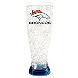 NFL Denver Broncos 16-Ounce Crystal Freezer Pilsner
