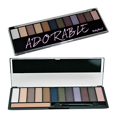 Paleta De Sombras Com Primer Adorable HB 9909 - Ruby Rose