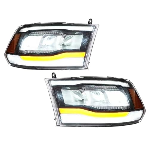 Lvqjvave 2 PCS LED Scheinwerfer Dodge RAM