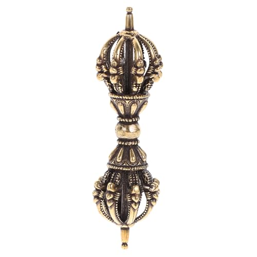 Gatuida Colgante Tibetano de Cobre para Collar Colgante Religioso de Pestle Accesorio Decorativo Artesanal para DIY y Uso Hogar Diseño Exclusivo de Latón