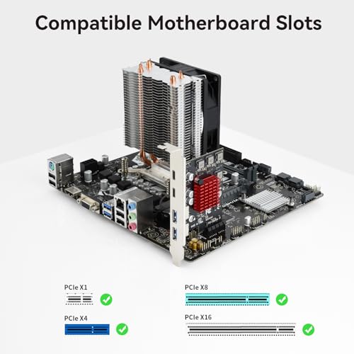 Image of ELUTENG PCI Express PCIE Card (PCIE to USB) 2 Port USB 3.1 Gen2 10Gbs Superspeed PCIE Expansion Card with Efficient Heat Dissipation Support Type A + Type C Ports for Windows XP /7 /8 /8.1 /10 | Superspeed PCI Express Expansion Card USB Card for Desktop PC Support Windows 11 /10 /8 /7 /XP /Vista