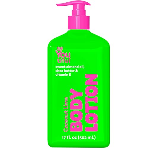 BeYoutiful Coconut Lime Super Smooth Body Lotion for Dry Skin Teens 17oz
