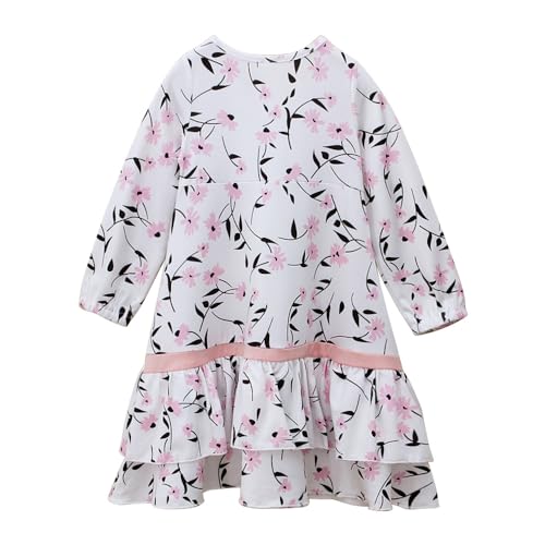 Kids Girls Muslim Two Piece Traditional Robe Prayer Dress with Hijab Islam Dubai Hooded Abaya Clothes3