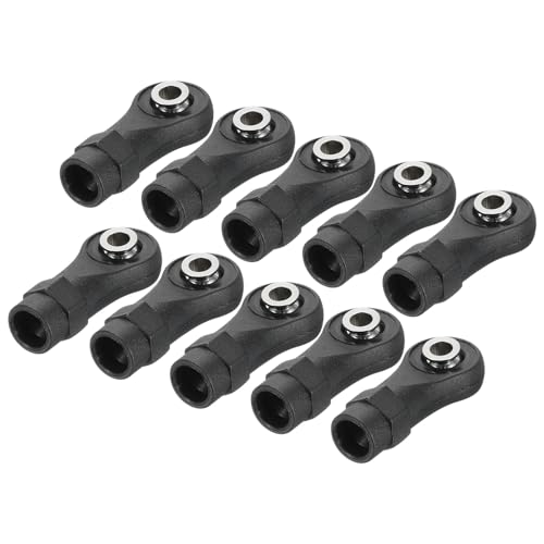 MECCANIXITY M4xL25mm Lever Steering Linkage Tie Rod Ball Head Link Joint End for RC Crawler Car Pack of 10