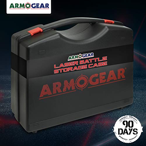 ArmoGear Laser Tag Carrying Case for 4 Blasters & Vests (Non-Rechargeable)