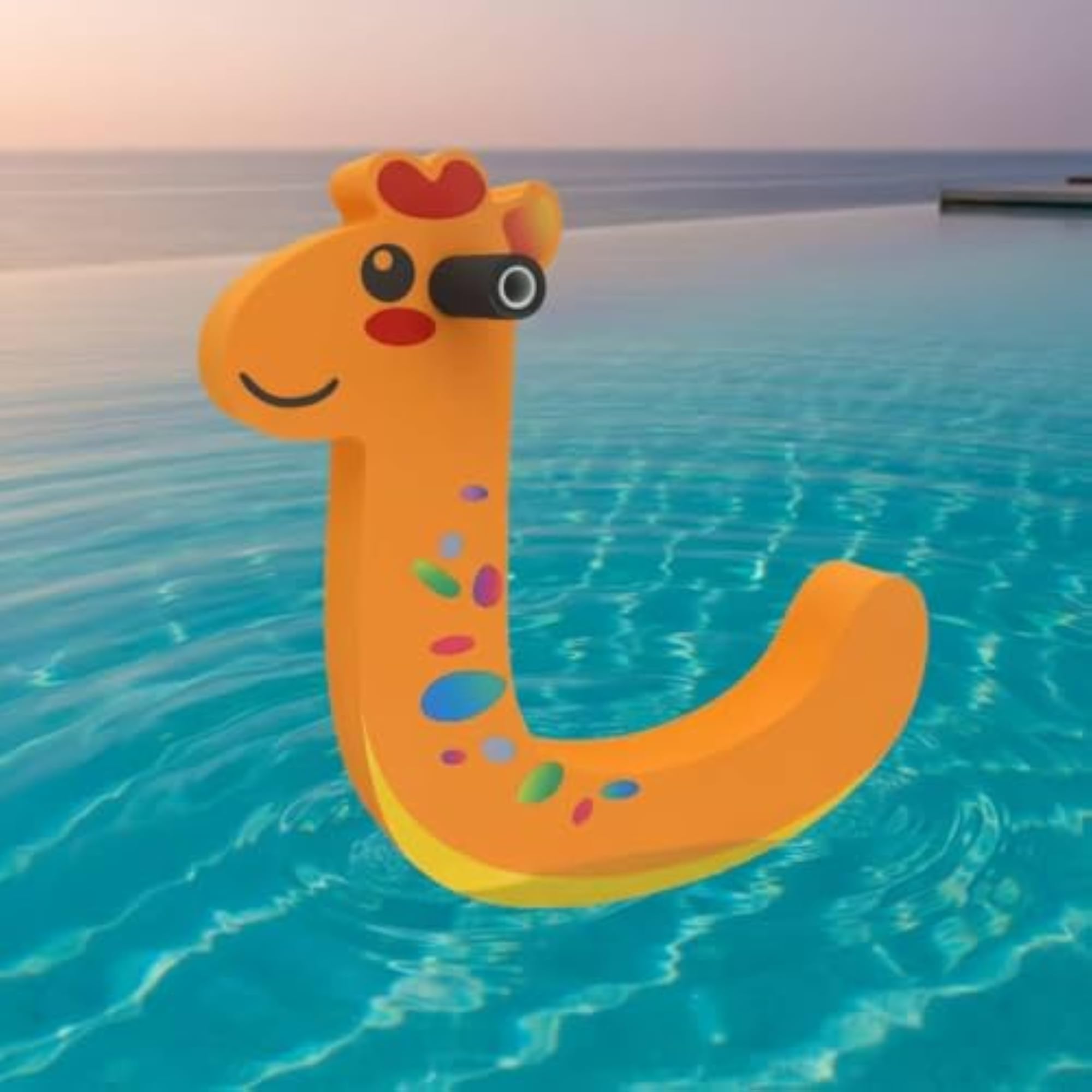 EVA Water Riding Buoy with Handle Grip