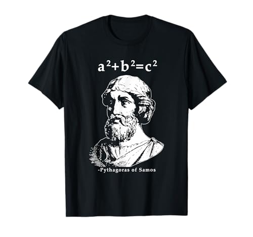 Calvin Mira T Shirt Pythagoras of Samos a2 + b2 = c2 T-Shirt
