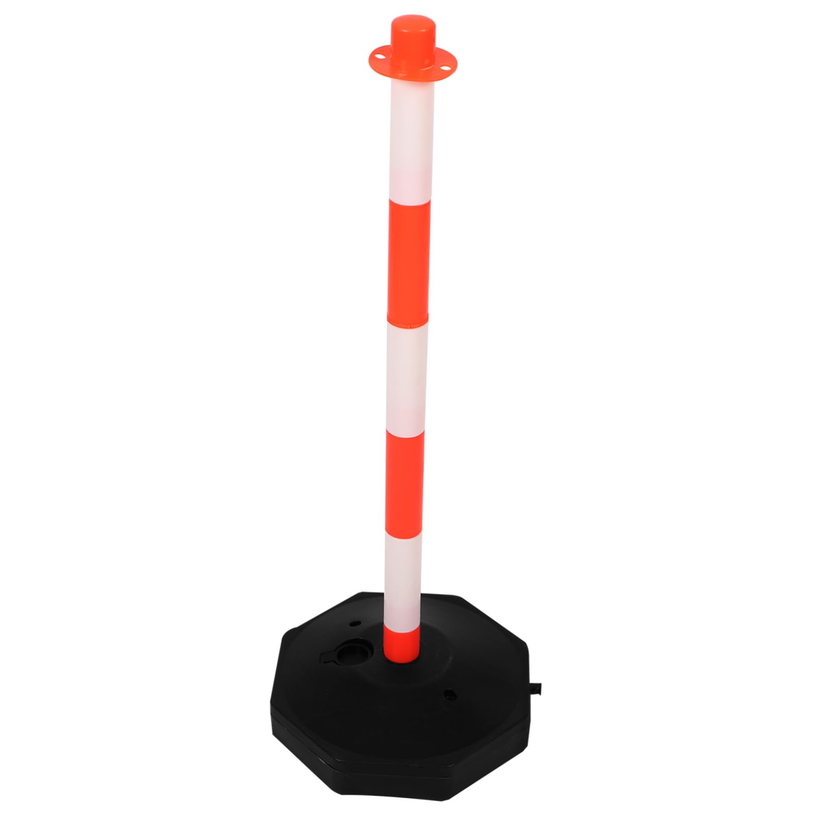 Colonne D’avertissem en T de Sécurité en Plastique, Poteau Routier Mobile