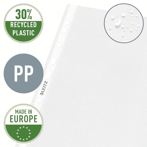 Pochettes perforées A4 Esselte Leitz anti-reflet pour lire vos documents sans reflets - 3
