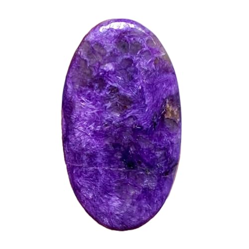 Charoite naturelle ovale : finissez vos casses de pierres lors du sertissage