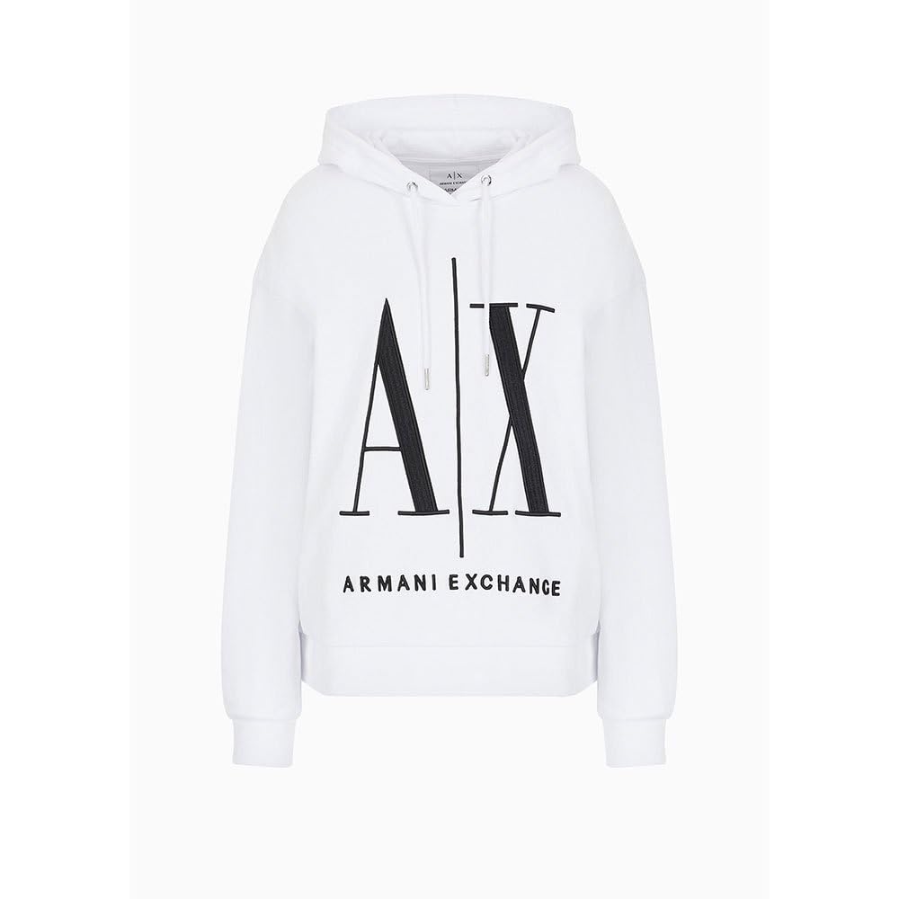 Armani Exchange Felpa con Cappuccio Icon Project Donna