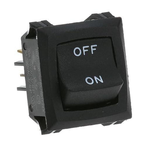Exact FIT for Blodgett 19619 Black DPST Rocker Switch - Replacement Part by MAVRIK
