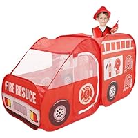 Kid Pop up Play Tent - My First Foldable Indoor & Outdoor Playhouse Vehicle Toys, Pretend Toy Playhouse Great Gift for Toddlers Boys & Girls