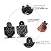 Milisten 2 Boxes Aluminum Alloy Shooting Game Targets Indoor and Outdoor Training Stand Range Practice Portable Targets for Skill Improvement and Precision Shooting