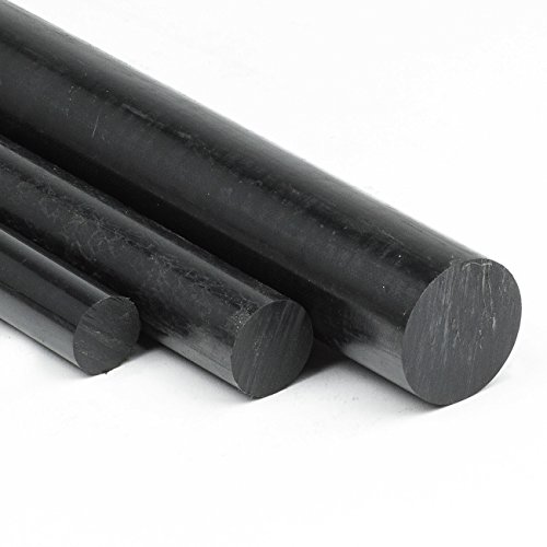 PA6 Rundstab Polyamid 22 Mm X 500 Mm – Schwarz, Zerspanbar, Für Buchsen, Rollen & Maschinenfüße