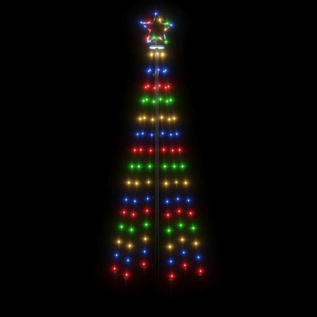 Albero Di Natale Da Esterno,Luci Albero Di Natale Smartalbero Di Natale A Cono Colorato 108 Led 70x180 CmAdatto Per Sala Da Pranzo, Ingresso, Festa, Patio, Giardino
