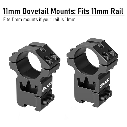 UUQ 4-16X44AO Rifle Scope Fits 11mm /20mm Mounts, for Hunting with Locking Turret Sunshade,SFP,R/G/B Illumination,Crosshairs Reticle,Front Parallax Adjustment,-Long Range Optics
