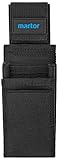 MARTOR GÜRTELTASCHE L Für Cuttermesser, Tasche Mit 5 Fächern Für Sicherheitsmesser/Stift/Schere, Mit Clip & Klettverschluss, Nylon, Schwarz