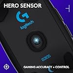 Logitech G305 LIGHTSPEED Wireless Gaming Mouse, Hero 12K Sensor, 12,000 DPI, Lightweight, 6 Programmable Buttons, 250h Battery Life, On-Board Memory, PC/Mac - Black - Image 2