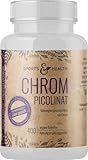 Chrom Tabletten - Chrom Picolinat - 400 Tabletten - Vegan - LABORGEPRÜFT - trägt zur Aufrechterhaltung eines normalen Blutzuckerspiegels bei – Ohne Zusatzstoffe
