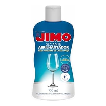 JIMO Secante Abrilhantador para Lava Lou�a Brilho Mais Intenso Sem Res�duos 100ml