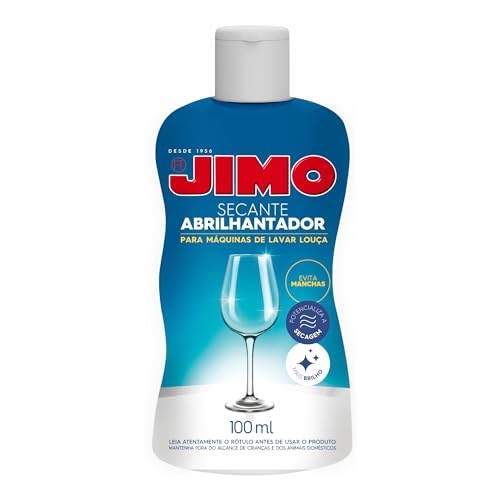 JIMO Secante Abrilhantador para Lava Lou�a Brilho Mais Intenso Sem Res�duos 100ml