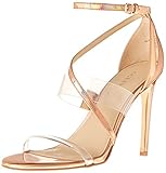 Guess Women's Felecia Heeled Sandal, Natural Multi, 7.5