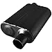 Flowmaster 8042543 40 Series Muffler 409S - 2.50 Offset IN / 2.50 Offset OUT - Aggressive Sound Black
