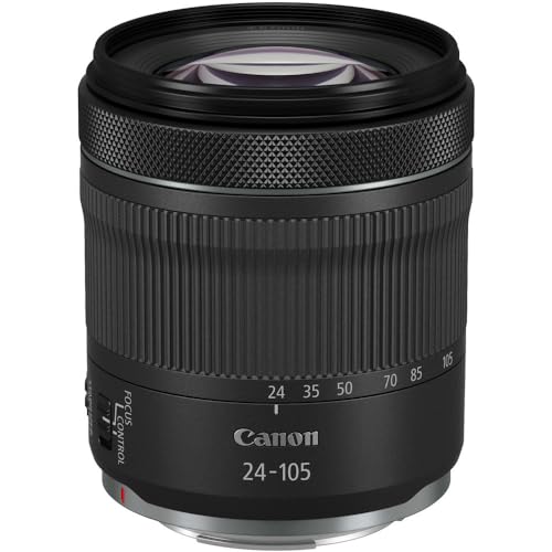 Canon EOS RP Mirrorless Camera| 26.2MP Full Frame Sensor| 4K Video Recording| Lightweight Compact Camera for Travel and Everyday Content Creation (3380C002) + Canon RF 24-105mm Lens + 64GB Card + Bag