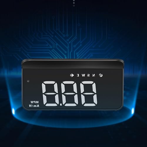Velocímetro HUD para Coche con Pantalla Digital GPS y Proyector en Parabrisas 6