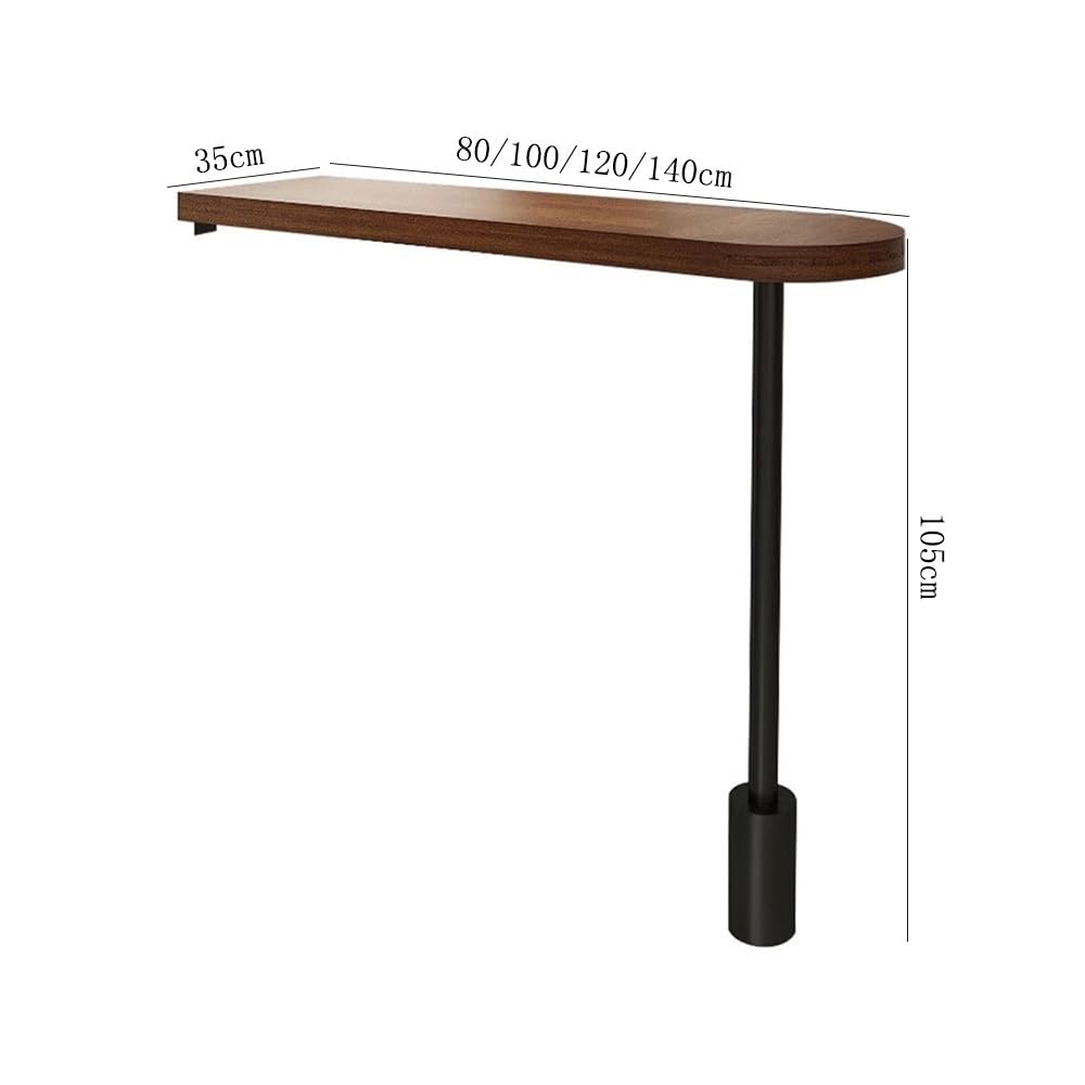 Table de Bar Table de Bar Simple en Bois for Salon, cloison Cuisine, Table à Manger Haute(Petit)