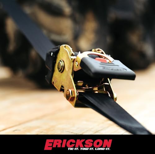 Erickson 34416 Pro Series Black 2 Inch X 10' Retractable Ratcheting Tie-Down Strap thumb #9
