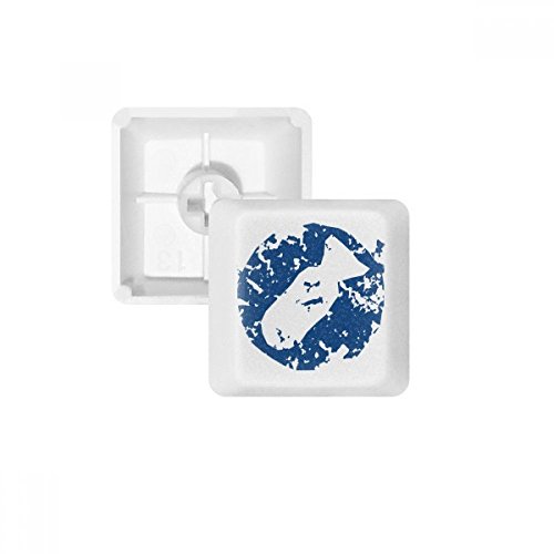 Keycaps PBT pour clavier mécanique au design symbole blanc et profil OEM épuré