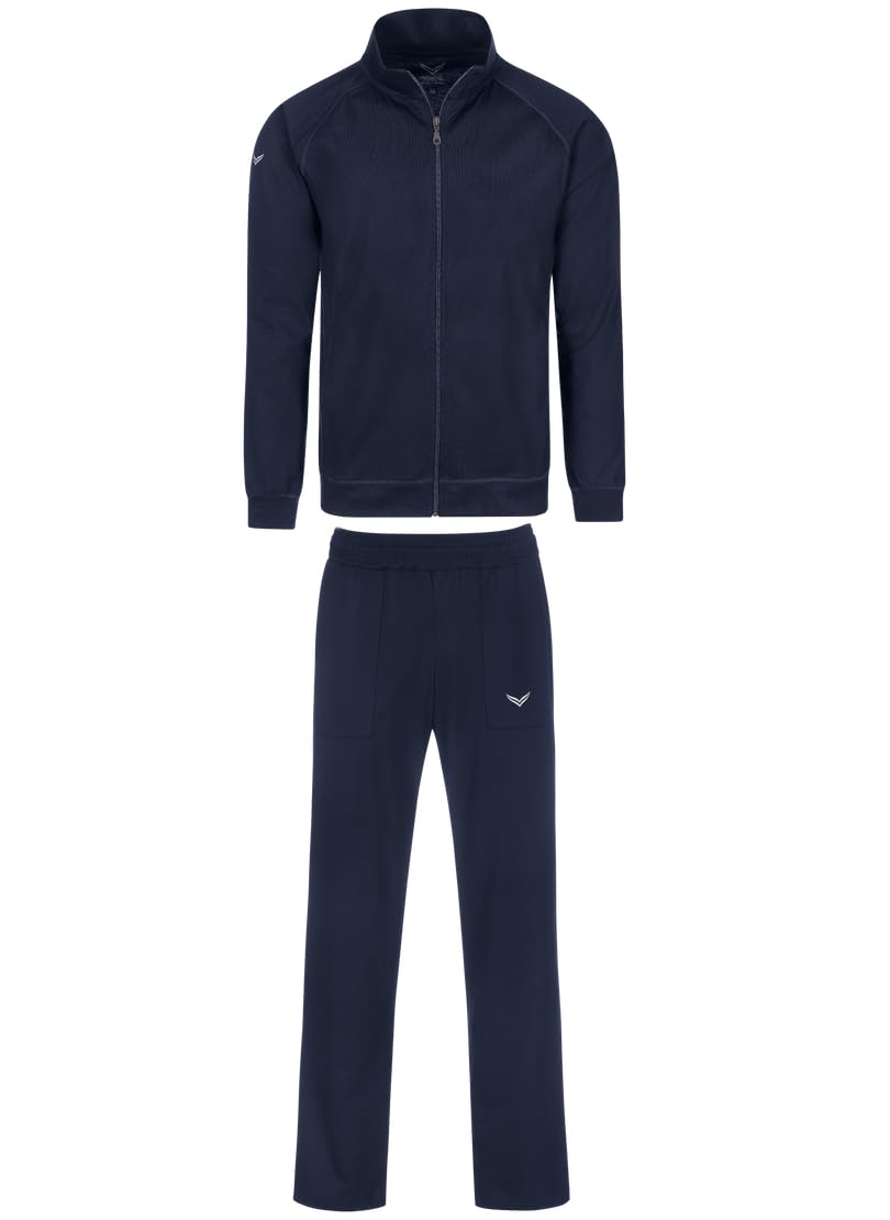 Trigema Men's 6371058 Tracksuit Not Applicable, Blue (Navy 046), Large