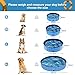 YSJILIDE Portable Dog Pool PVC Pet Swimming Bathtub Collapsible Hard Plastic Pool for Pets to Swim and Bath (M-40