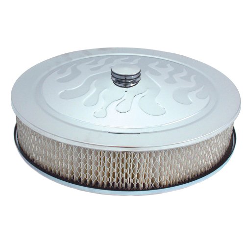 Spectre Performance (4758) 14" x 3" Chrome Flamed Air Cleaner