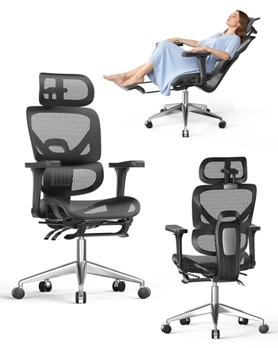 Naspaluro Ergonomic Office Chair with Adjustable Features