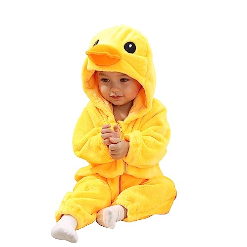 Image of TONWHAR Unisex-Baby Animal Onesie Costume Cartoon Animal Outfit Homewear Kids' One-Piece Rompers