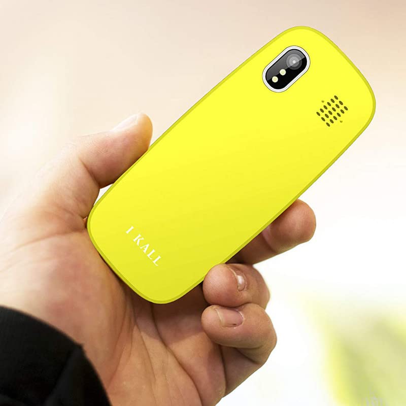 Image of IKALL K3310 Dual Sim Multimedia Keypad Mobile (1.8 Inch, 1000 mAh Battery) | Yellow