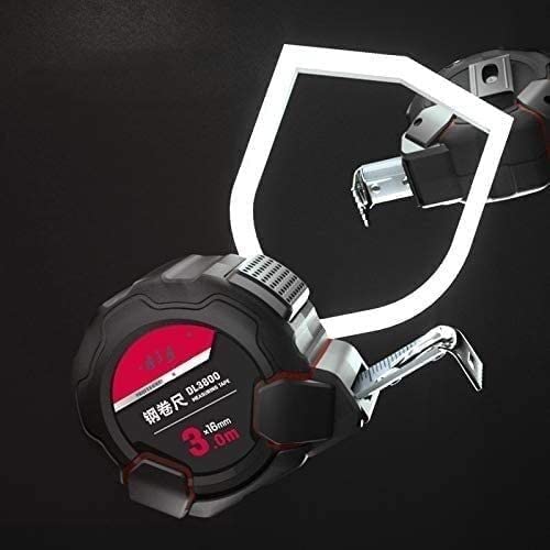 Ruban à mesurer,Ruban de mesure, Mètre à ruban, acier Mn de haute précision 3/5/7,5 m Outils de mesure de ruban Outils de mesure de décoration de bâtiment Ruban en acier de qualité industrielle (5M) (