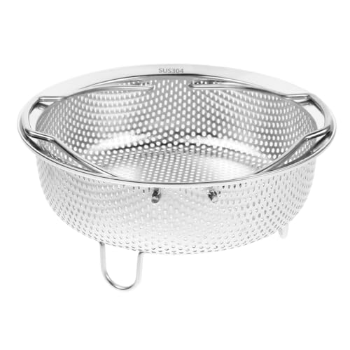Cabilock Panier Vapeur Acier Inoxydable Épais avec Poignée Passoire Multifonction pour Cuisson Légumes Fruits et Riz Insert Égouttoir pour Autocuiseur et Casserole