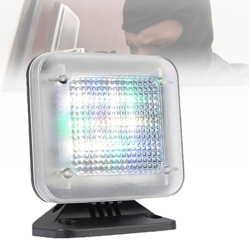 LED Fake TV Simulator,Home Security Fake Television Anti Theft Burglar Deterrent with Timer and Light Sensor,Night Security Light,for Home Security Burglary Protection,USB