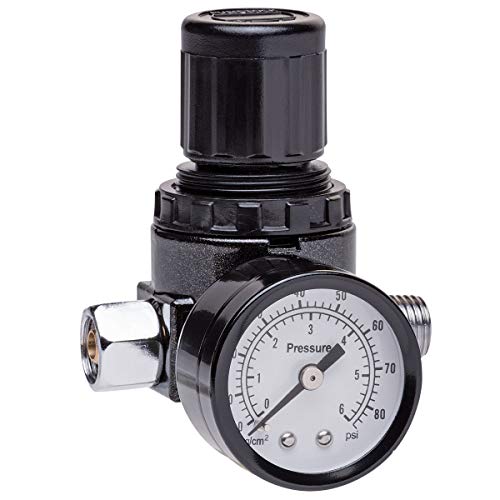 Eastwood Efficient Diaphragm Design Concours Pro 0-80 Psi Gauge Air Regulator